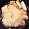 miwskin's cooksnap of when they made 焼き葱と鶏肉の煮麺.