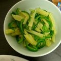 クックZKDZ68☆'s cooksnap of when they made じゃがいもとピーマンの2色炒め♡.
