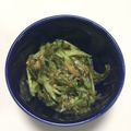 クック5B25QD☆'s cooksnap of when they made まるごとキュウリとめかぶのごまドレサラダ.