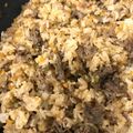 ReReMiMi's cooksnap of when they made 牛粗挽き肉のケチャップライス(*^^*).