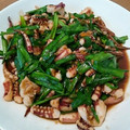 くまとりどん's cooksnap of when they made 旨い！簡単ニラ＆イカ炒め.