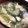 ゆか11151104's cooksnap of when they made ほうれん草とふんわり卵の中華スープ.