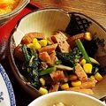 クックMAMI☆'s cooksnap of when they made コーンとほうれん草のバター醤油焼き.