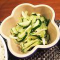 きまぐれすぎる猫's cooksnap of when they made セロリときゅうりといかくんと✿.