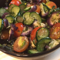 ドーシタトースター's cooksnap of when they made 夏の定番☆なすとキュウリの香味和え.