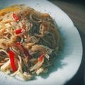 chEk0's cooksnap of when they made アンチョビとキャベツのパスタ.