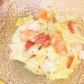 ☆yopipi's cooksnap of when they made もう一品❤からしマヨのカニかまサラダ.