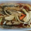marikolo's cooksnap of when they made あじの南蛮漬け☆新玉ねぎで.