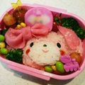 友里めろ's cooksnap of when they made キャラ弁 ボンボンリボンちゃん.