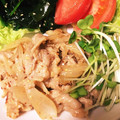 つくらせて's cooksnap of when they made 豚こまの和風粒マスタード炒め.