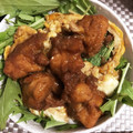 sumire's cooksnap of when they made 唐揚げ卵とじ丼.