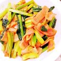 ちゃー's cooksnap of when they made 小松菜ベーコンしめじオイスターソース炒め.