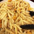 虹mom's cooksnap of when they made かぼちゃのクリーミィマヨパスタ.