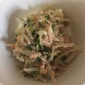 さと56's cooksnap of when they made かいわれ大根ともやしのもりもりツナサラダ.