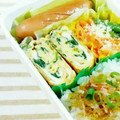 SP♪'s cooksnap of when they made お弁当用☆白だし入り小松菜のだし巻き玉子.
