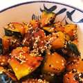 ＊☆mina☆＊'s cooksnap of when they made かぼちゃのごま和え【作りおき】.