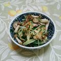nyangomama's cooksnap of when they made 即席☆水菜＆しめじ＆油揚げ煮びたし.