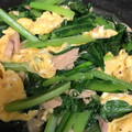 裕美163's cooksnap of when they made 小松菜とツナの卵炒め.