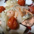 どるりん's cooksnap of when they made アクアパッツア風パピヨット（包み焼き）.