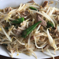 ちゃまライス's cooksnap of when they made もやしと豚肉の柚子胡椒炒め.