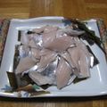 haru_ka's cooksnap of when they made 太刀魚の昆布〆.