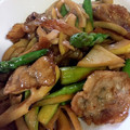 きゃらとも's cooksnap of when they made 簡単！新筍とアスパラのオイスター炒め.