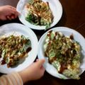 ゆっかka's cooksnap of when they made 水菜でシャキシャキお好み焼き.