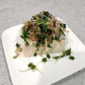minton2's cooksnap of when they made 筋肉冷奴（みょうがとしらすでサッパリ）.