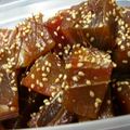 えいとさん's cooksnap of when they made ピリ辛がおいしい☆韓国風漬けまぐろ.
