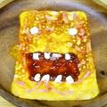 ちぃ兄やん's cooksnap of when they made ベーコンエッグの卵焼き♪.