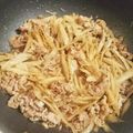 ーナミチー's cooksnap of when they made 簡単常備菜、牛肉とごぼうの甘辛煮.