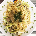 Mʕ•ᴥ•ʔS's cooksnap of when they made お好みソースと和風だしの素で焼きうどん.