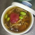 クックLJ2W4Q☆'s cooksnap of when they made 冷やし餡かけ梅茶碗蒸し♡レンチンで簡単♪.