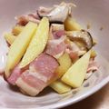 ヤサブロウ's cooksnap of when they made キノコとベーコンとじゃが芋のコンソメ炒め.