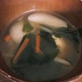 aqua_mi's cooksnap of when they made 大人気！給食のわかめスープ.