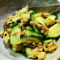 sumomocook's cooksnap of when they made マヨでコク旨♪ズッキーニと豚肉の卵とじ.