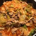 ソワカ's cooksnap of when they made レタス入り豚キムチ炒め.