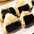 モケ缶's cooksnap of when they made 簡単！マヨと焼き肉のたれの炒り卵おにぎり.