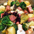 モケ缶's cooksnap of when they made タコと新じゃがとエリンギのアヒージョ.