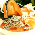 のりまりん's cooksnap of when they made トマトとワカメの酢の物.