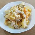 かしこ＆かおちゃん's cooksnap of when they made 大豆ミートとお芋のサラダ.