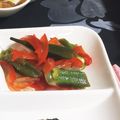 Ruru♡Ramu's cooksnap of when they made ☆野菜のマリネ☆〜オクラとパプリカ.