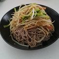 ranka．ｔ's cooksnap of when they made レンチン簡単♪もやし胡瓜メンマ中華風蕎麦.