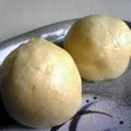 kurikon3's cooksnap of when they made さつまいもあん入り黒糖まんじゅう.