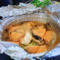 tkyowa's cooksnap of when they made 味噌マヨの生鮭ホイル焼きBBQに絶品.