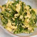 Ery's cooksnap of when they made 昼夕夏休みに♪ポン酢で胡瓜と卵の酢の物.