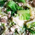 はるぴーのママ's cooksnap of when they made まろやか☆キャベツと木綿の塩麹チャンプル.