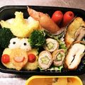 洸ちゃんまま★'s cooksnap of when they made キャラ弁♡ポインコ弁当！簡単です☆.