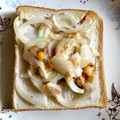ロイヤルミルク♪'s cooksnap of when they made 簡単 玉ねぎと鰹節トースト.