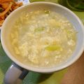 ♪でこ♪'s cooksnap of when they made ささみ長ネギ大根おろし入りの玉子スープ♪.